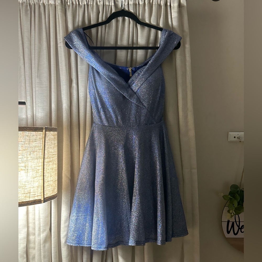 Sassy And Sweet Mini Dress - Royal